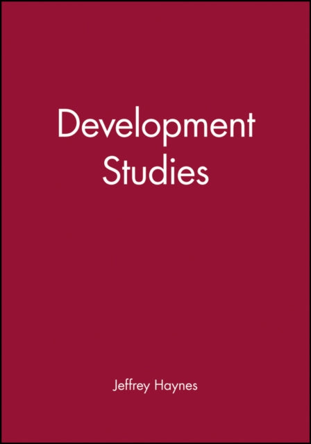 Book cover of: Development Studies. By: Jeffrey Haynes