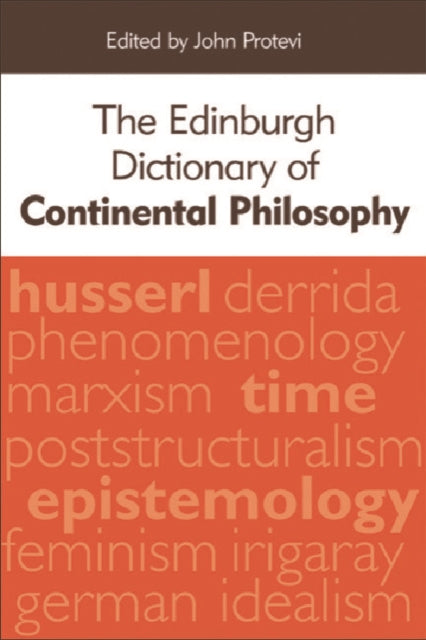 Book cover of: Edinburgh Dictionary of Continental Philosophy