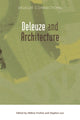 Book cover of: Deleuze and Architecture. By: Helene Frichot