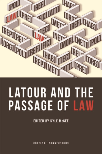 Book cover of: Latour and the Passage of Law. By: Kyle McGee
