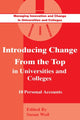 Book cover of: Introducing Change from the Top in Universities and Colleges