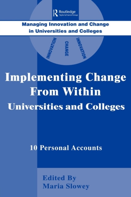 Book cover of: Implementing Change from Within in Universities and Colleges