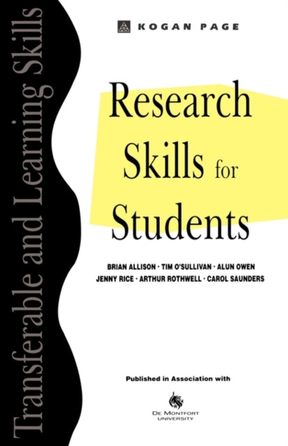 Book cover of: Research Skills for Students. By: Brian Allison