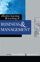 Book cover of: Effective Learning and Teaching in Business and Management