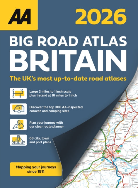 Book cover of: AA Big Road Atlas Britain 2026