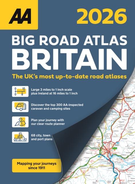 Book cover of: AA Big Road Atlas Britain 2026