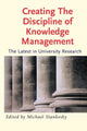 Book cover of: Creating the Discipline of Knowledge Management