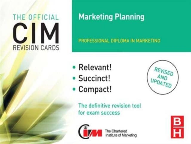 Book cover of: CIM Revision Cards Marketing Planning. By: Karen Beamish