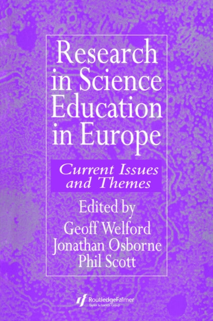 Book cover of: Research in science education in Europe