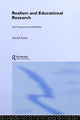 Book cover of: Realism and Educational Research. By: David Scott
