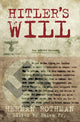 Book cover of: Hitler's Will. By: Hermann Rothman