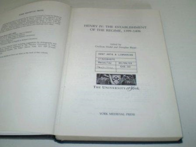 Book cover of: Henry IV. By: Douglas L. Biggs