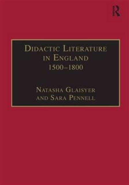 Book cover of: Didactic Literature in England 1500–1800