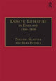 Book cover of: Didactic Literature in England 1500–1800