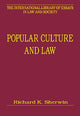 Book cover of: Popular Culture and Law. By: Richard K. Sherwin