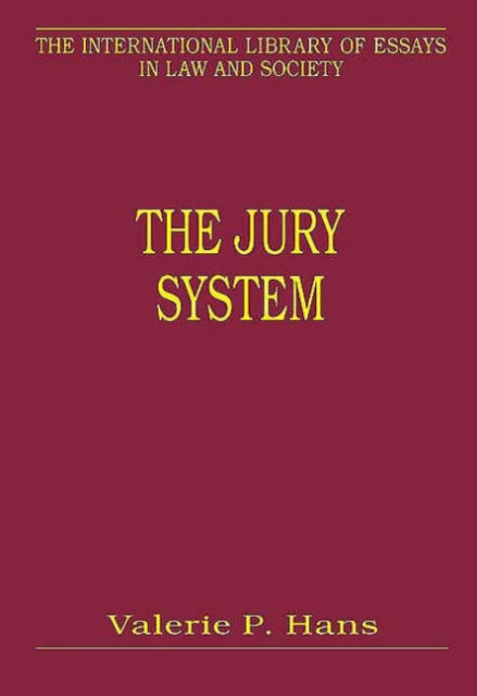 Book cover of: Jury System. By: Valerie P. Hans
