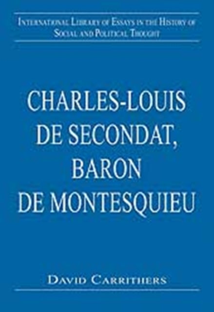 Book cover of: Charles-Louis de Secondat, Baron de Montesquieu