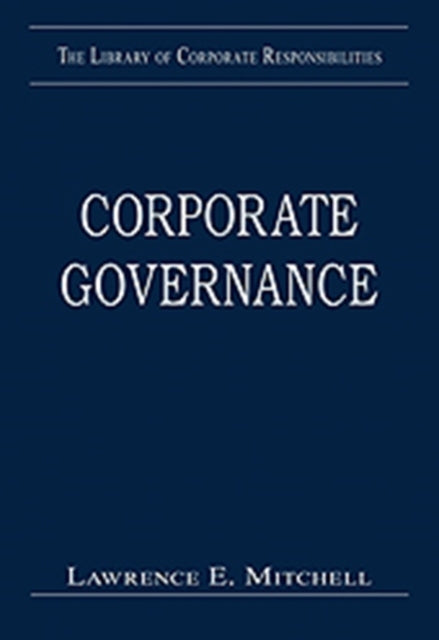 Book cover of: Corporate Governance