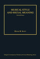 Book cover of: Musical Style and Social Meaning. By: Derek B. Scott