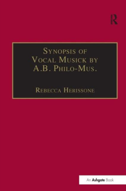 Book cover of: Synopsis of Vocal Musick by A.B. Philo-Mus.. By: A. B. Philo-Mus