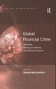 Book cover of: Global Financial Crime. By: Donato Masciandaro