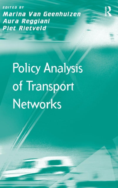 Book cover of: Policy Analysis of Transport Networks