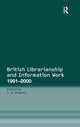 Book cover of: British Librarianship and Information Work 1991–2000. By: J. H. Bowman