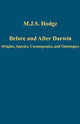 Book cover of: Before and After Darwin. By: M. J. S. Hodge