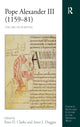 Book cover of: Pope Alexander III (1159–81). By: Peter D. Clarke