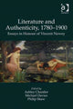 Book cover of: Literature and Authenticity, 1780–1900. By: Davies, Michael