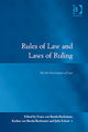 Book cover of: Rules of Law and Laws of Ruling. By: Franz von Benda-Beckmann