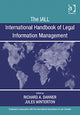 Book cover of: IALL International Handbook of Legal Information Management. By: Richard A. Danner
