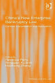 Book cover of: China's New Enterprise Bankruptcy Law. By: Rebecca Parry