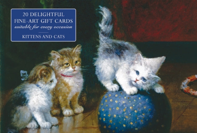 Book cover of: Card Box of 20 Notecards and Envelopes: Kittens and Cats. By: Peony Press