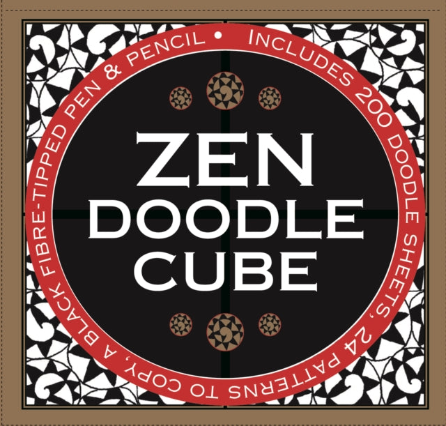 Book cover of: Zen Doodle noteblock. By: Peony Press