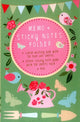 Book cover of: Memo & Sticky Notes Folder: Pretty Garden