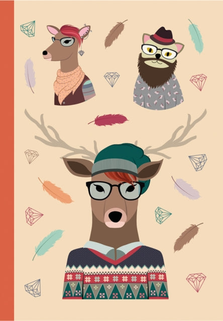 Book cover of: Hipster Animals Collection. By: Peony Press