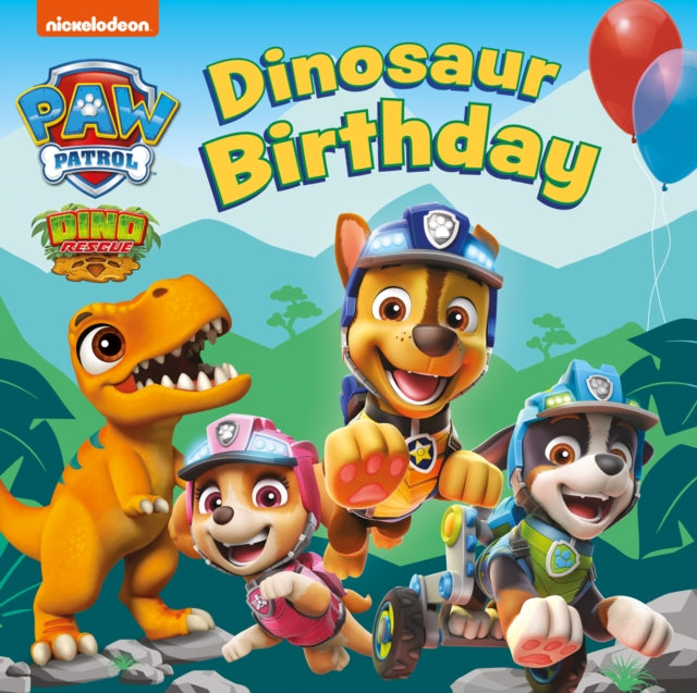 Book cover of: PAW Patrol Board Book – Dinosaur Birthday. By: Paw Paw Patrol