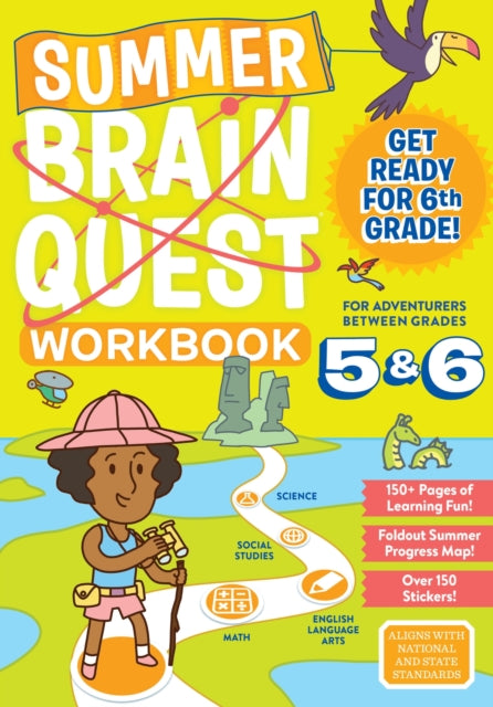 Book cover of: Summer Brain Quest: Between Grades 5 & 6. By: Kim Tredick