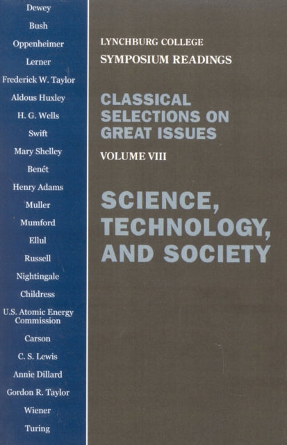 Book cover of: Science, Technology, and Society. By: John Dewey