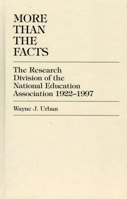 Book cover of: More Than The Facts
