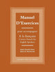 Book cover of: Manuel d'exercices. By: Marie Gontier Geno
