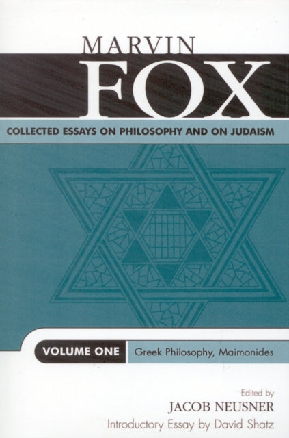 Book cover of: Collected Essays on Philosophy and on Judaism. By: Fox Marvin