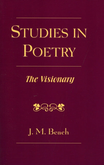 Book cover of: Studies in Poetry. By: J.M. Beach