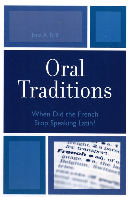 Book cover of: Oral Traditions. By: Jana A. Brill
