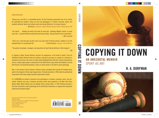 Book cover of: Copying It Down. By: H. A. Dorfman