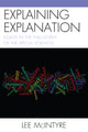 Book cover of: Explaining Explanation. By: Lee C. McIntyre