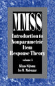 Book cover of: Introduction to Nonparametric Item Response Theory. By: Klaas Sijtsma