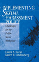 Book cover of: Implementing Sexual Harassment Policy. By: Laura A. Reese