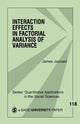 Book cover of: Interaction Effects in Factorial Analysis of Variance